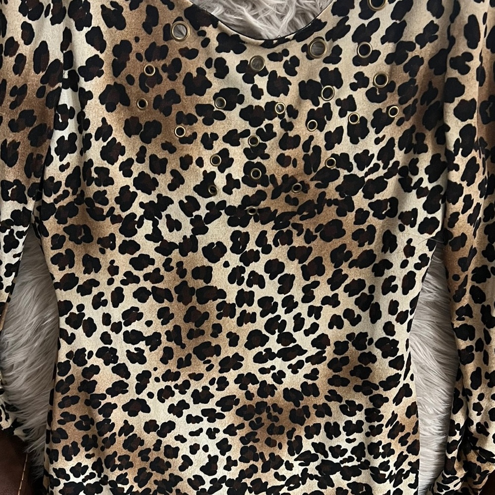 Animal print dress